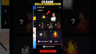 cs rank best skills combination | after update | with random players #freefire #shorts