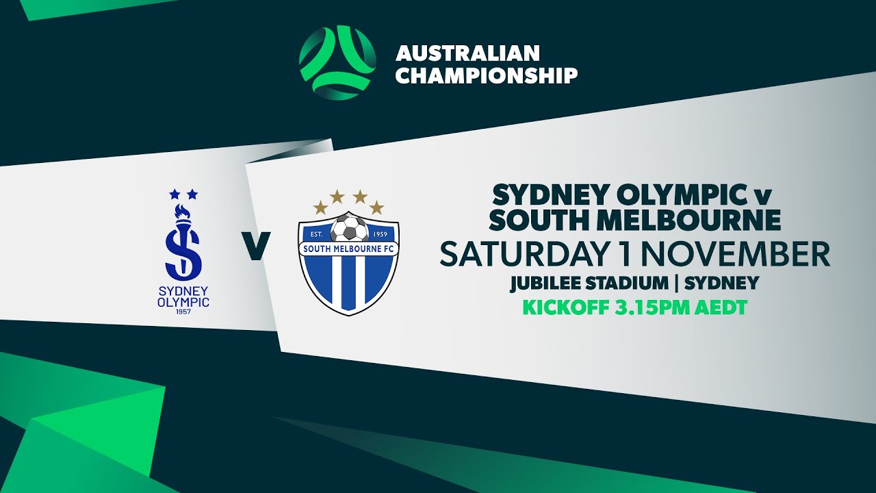 Sydney Olympic v South Melbourne | Australian Championship 2025