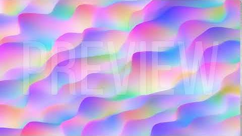 Gradient Holographic Abstract Wavy Substance (seamlessly looping animated background)