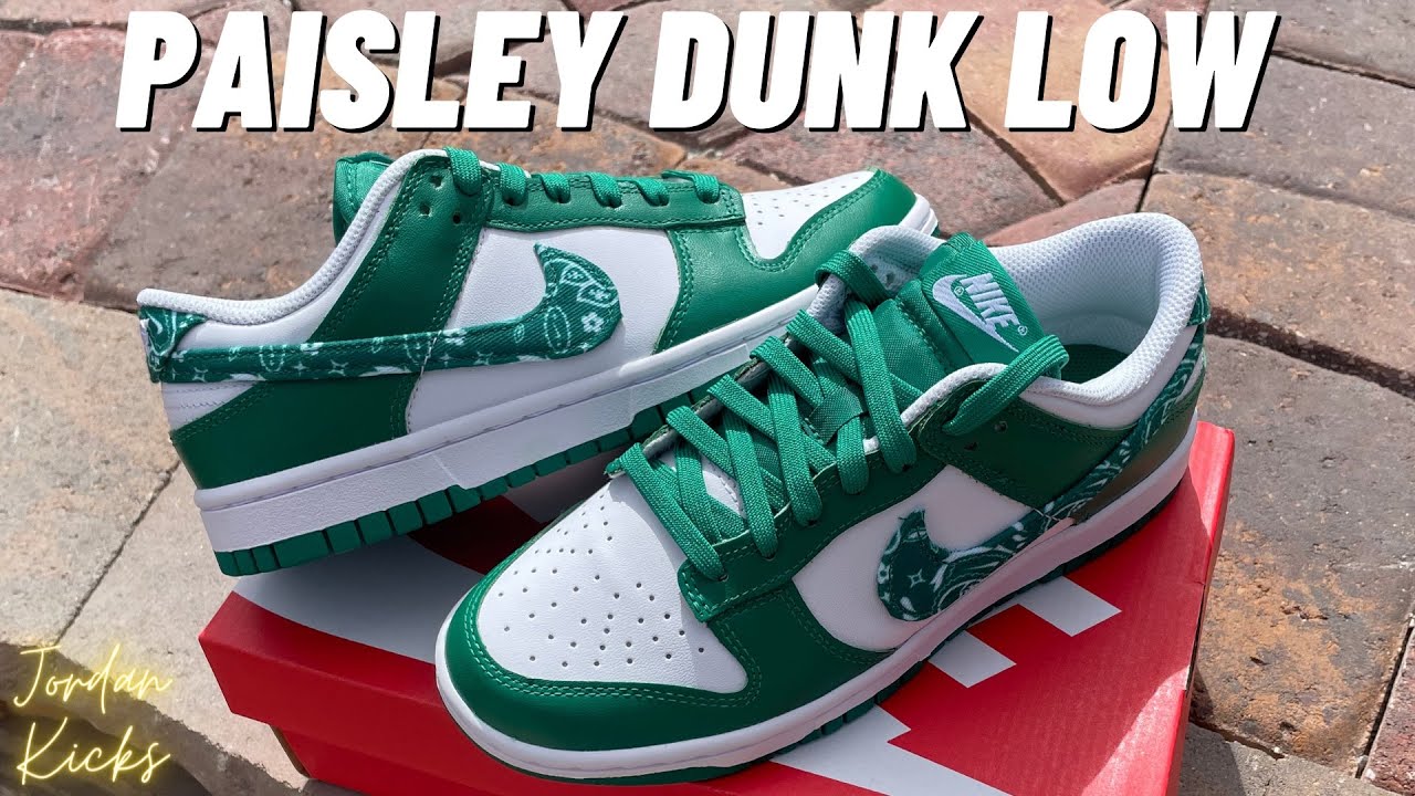 *WORTH IT!?* Nike Dunk Low Paisley Unboxing + Review YouTube