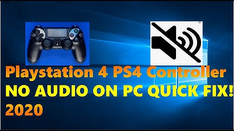 (QUICK EASY FIX) No Sound with ps4 controller on PC 2020