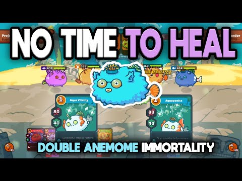 TOP rank Double anemone aqua build - Axie infinity