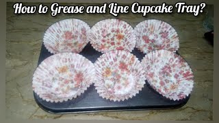 How to Grease and Line Cupcake Tray Properly? HOW TO Grease and Line Cupcake Tray Beginers- No Issue
