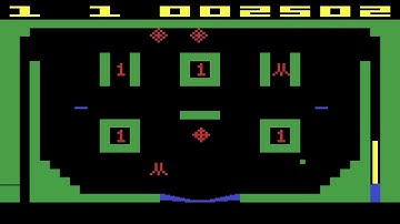 ATARI 2600 Video Pinball Trainer Video Pinball Hack 2006 Pacman3211 Flipper HOMEBREW