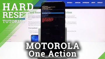 HARD RESET MOTOROLA One Action – Bypass Screen Lock / Erase Storage