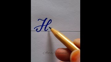 Humera name writing | Copperplate calligraphy | #youtubeshorts #viralvideo