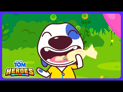 Giant Garbage Monster Attack! 🗑️ - Talking Tom Heroes | Kids Cartoons | WildBrain Action Arena