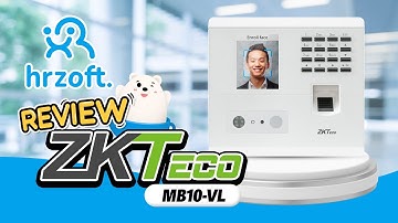 รีวิวเครื่องสแกนลายนิ้วมือ ZKTeco MB10-VL
