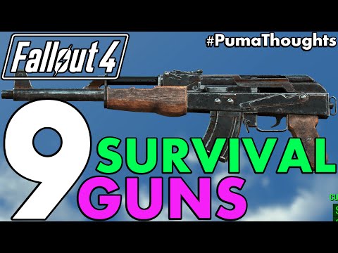 Top 9 Best Guns and Weapons from Fallout 4&rsquo;s Survival Mode (Including DLC) #PumaCounts