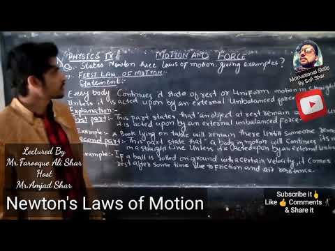 Newton&rsquo;s laws of motion | Law of Motion | Newton&rsquo;s law