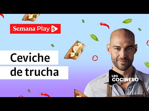 Ceviche de trucha con salsa de pimentón | Leonardo Moran