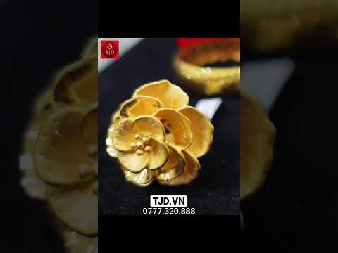 Video Nhẫn Vàng Nữ 24k(9999) Bông Hoa và Chim Công Cực Đẹp... - youtube