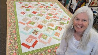 EASIEST QUILT OF 2024!! 'THREE LAYER CAKE' PATCHWORK!