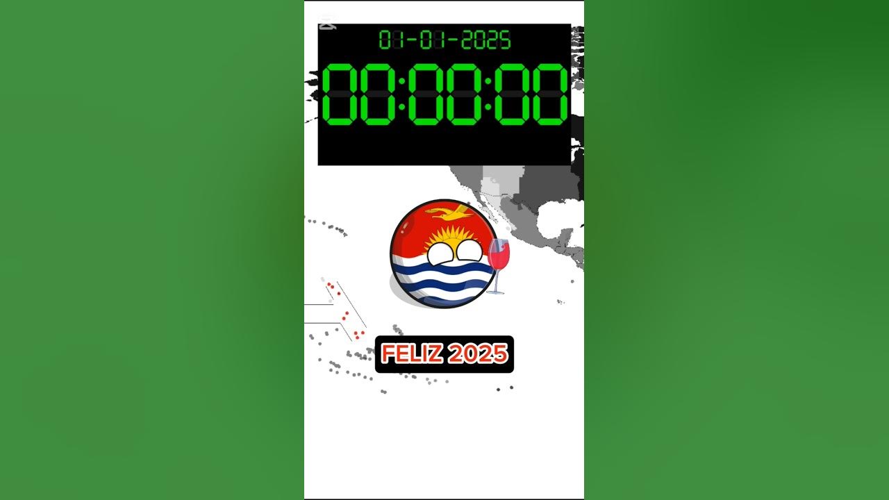 Feliz año Kiribati 2025 happynewyear2025 YouTube