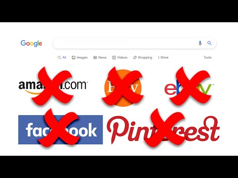 Video: Hvordan ekskluderer jeg pinterest fra Google-søgning?