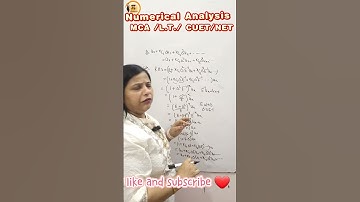 numerical Analysis |calculus of finite differences #msc #bscmaths #lt #cuet #reelkarofeelkaro #reels