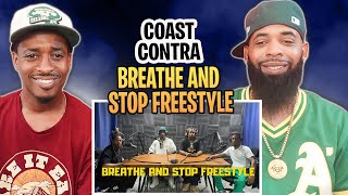 AMERICAN RAPPER REACTS TO -Coast Contra - Breathe and Stop Freestyle