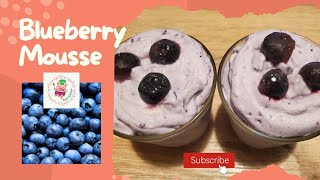 Blueberry Mousse (only 3 ingredients!)