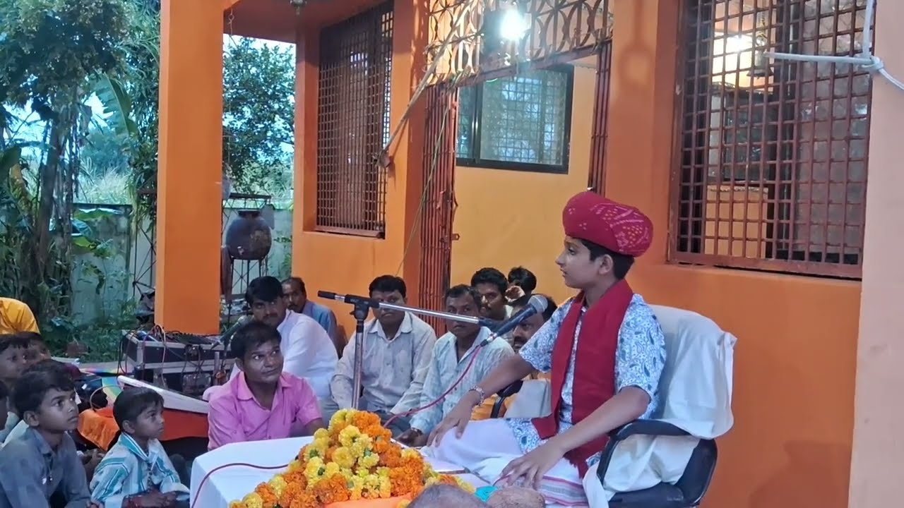 सन्त श्री कमल कीशोर जी नागर का पोता बाल सन्त गोविन्द जी नागर के श्रीमुख से सतसंग छापरी कालिदेवी मे