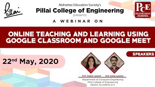 Online Teaching and learning using Google Classroom and Google Meet