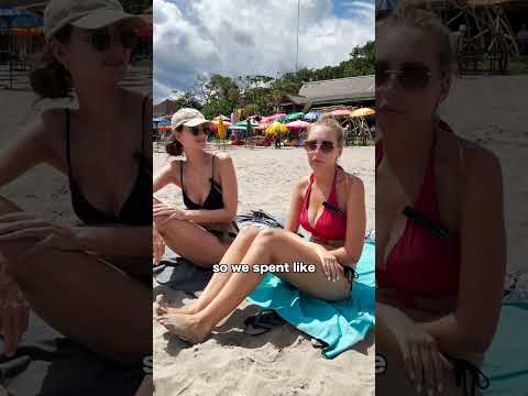 Stylish And Smart German Travelers On The Beach In Bali Indonesia