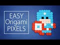 Origami Module PIXELS Easer way (Yakomoga) - Pixel Art