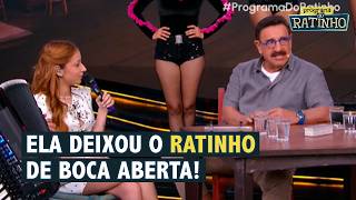 Ratinho se surpreende com voz de Marília Tavares | Programa do Ratinho (26/06/26)