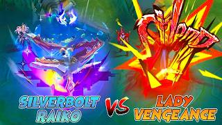 Selena Silverbolt Raiko VS Lady Vengeance Skin Comparison
