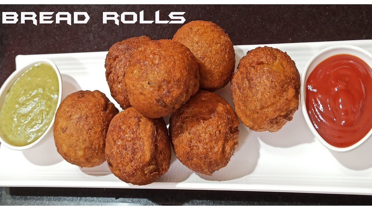 Bread Rolls Crispy Bread Snack How to make bread rolls Masala