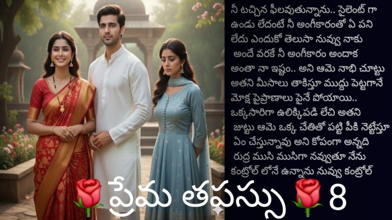 🌹ప్రేమ తపస్సు🌹8|అతని జీవితం ఏ బంధంలో|@sreemathi kumari telugu audio story s 