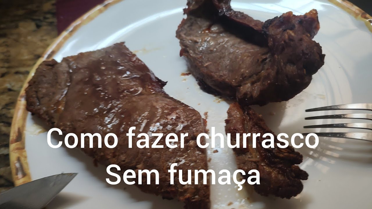 Como fazer churrasco dentro de casa sem fumaça!! 😋