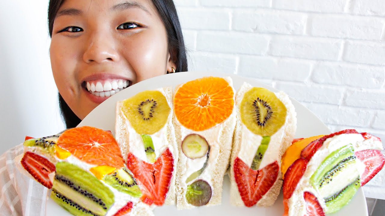 my Japanese fruit sandwich recipe YouTube