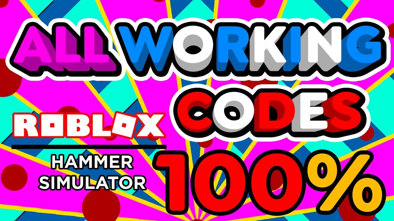 all-working-codes-hammer-simulator-roblox-youtube