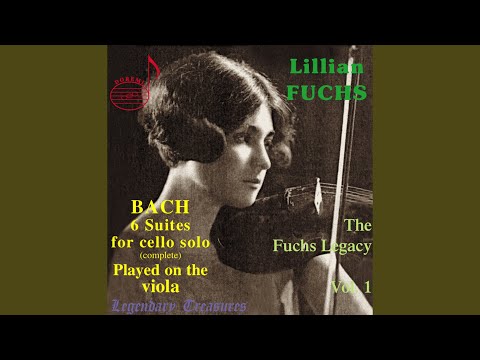 Watch Cello Suite No. 2 in D Minor, BWV 1008 (Transcr. for Viola) : III. Courante on YouTube