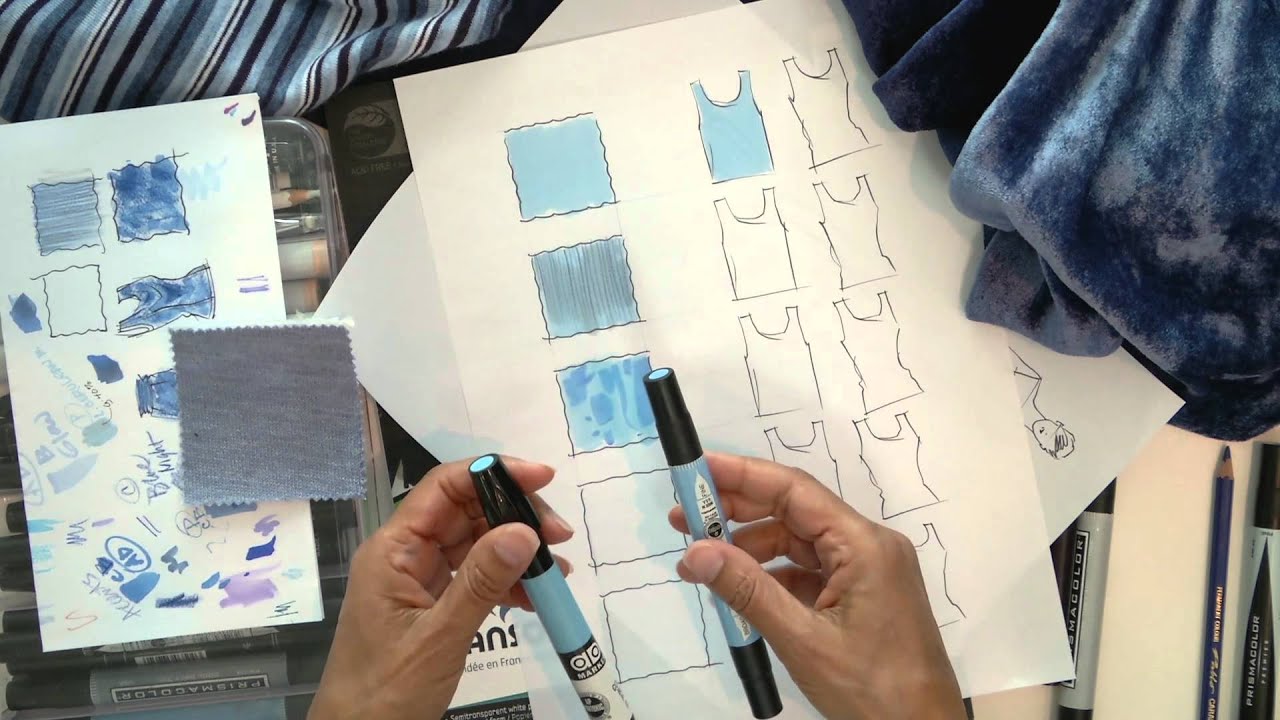 Fashion Sketching By Bina Abling Part 2 YouTube