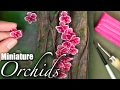 Miniature Orchids Sculpture // Easy Flower Polymer Clay Tutorial