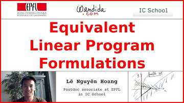 Equivalent Linear Program Formulations | Lê Nguyên Hoang