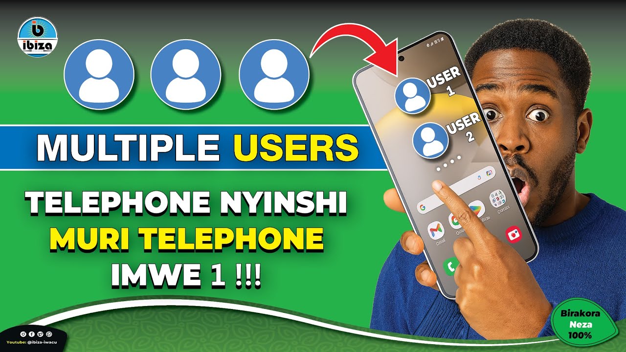 MULTIPLE USERS IN ONE PHONE!!! KORESHA TELEPHONE NYINSHI MURI TELEPHONE ...