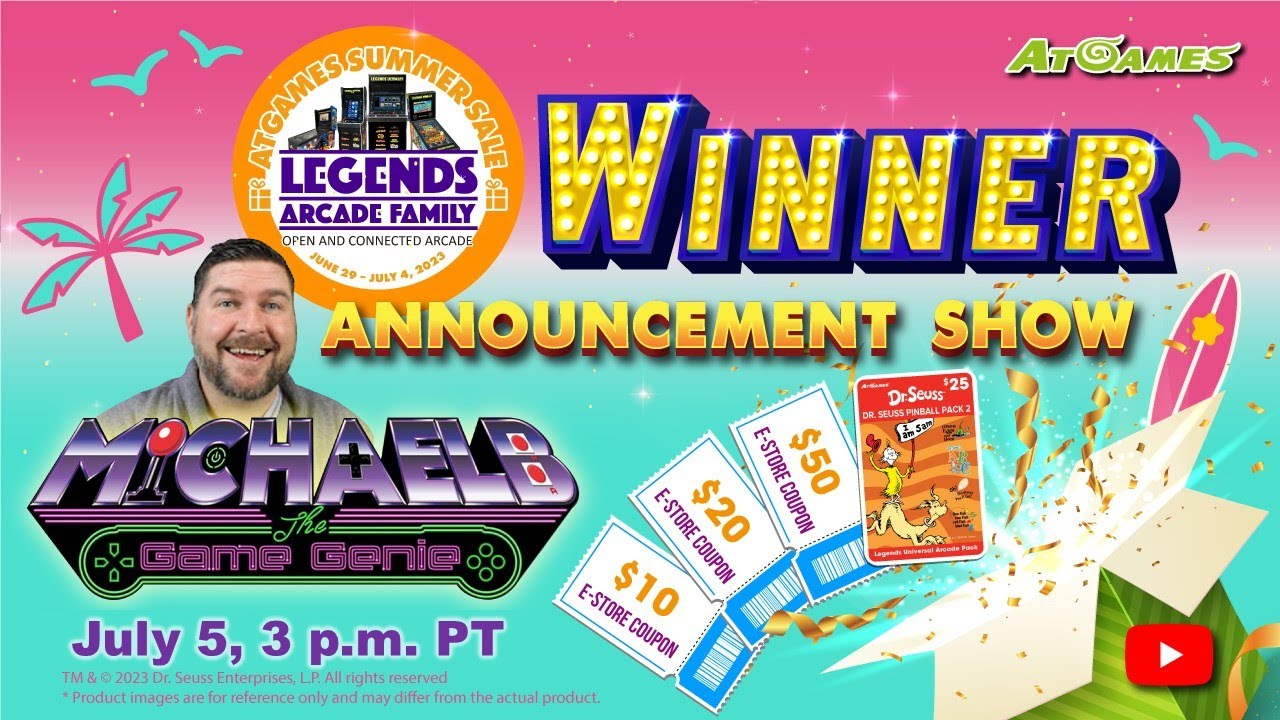 AtGames National Owners Day Summer Winners Announcement Show YouTube