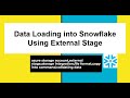 Snowflake Data Loading Using External Stage | Storage Integration | Microsoft Learning Sandbox