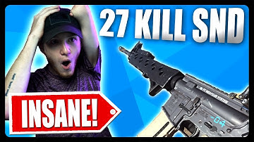 27 KILLS in SND With 1 HAND! *THEY THOUGHT I WAS HACKING*