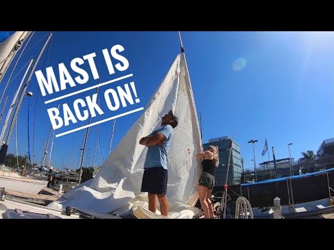 Restepping The Mast With A Boat Lift & Visiting A Crocodile Sanctuary | Vlog #30
