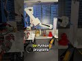 Python and ROS Control this Robot! 🤖🐍 #maker #diy #arduino #raspberrypi #robotarm #robotics #tech