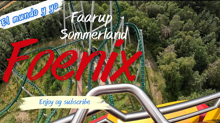 En af de bedste rutsjebane i Danmark: Fønix Fårup Sommerland