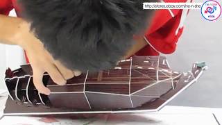 3D Puzzle The Black Pearl Pirate Ship Demo Tutorial