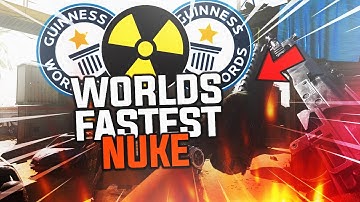 WORLDS FASTEST NUKE 97 SECONDS in MODERN WARFARE *LIVE*