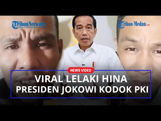 Viral Lelaki Hina Presiden Jokowi, Disebut Berwatak Seperti Kodok dan PKI class=