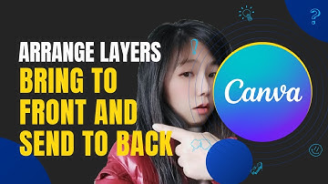 Canva Tutorial: How to Arrange Layers - Bring to Front and Send to Back