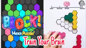 Train Your Brain, Puzzle Game/ Hexa Puzzles 😇🧩🧩