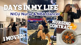 VLOG: new apartment tour, nursing contract, amazon haul, dance rehearsal & 12 hr shift in the NICU!